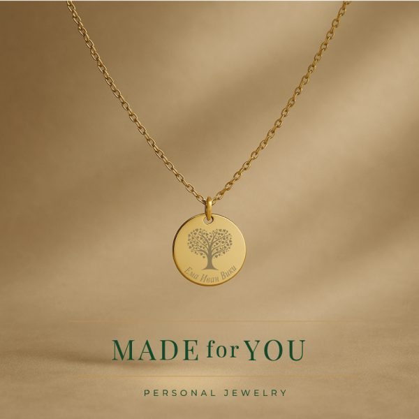 Златно колие Three names